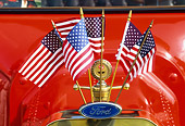 AUT 30 RK0546 17
1915 Ford Model T Close Up Of Emblem With Flags