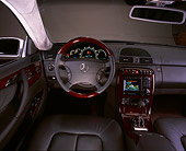 AUT 30 RK0595 25
2001 Mercedes-Benz CL600 Detail Of Dash And GPS System
