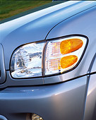 AUT 30 RK0777 01
2001 Toyota Sequoia Gray Detail Close Up Front Headlight