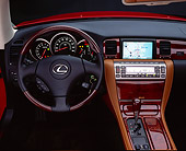 AUT 30 RK0801 05
2002 Lexus SC430 Roadster Detail Interior Monitor And Front Dash