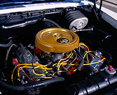 AUT 30 RK0898 01
1959 Plymouth Sport Fury Convertible Detail Engine Shot