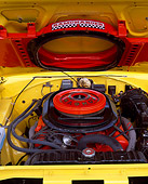 AUT 30 RK1170 06
1970 Dodge Coronet RT Yellow Detail Engine Shot
