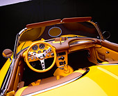 AUT 30 RK1180 12
1962 Extreme Chevrolet Corvette Convertible Yellow Interior Shot Studio