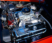 AUT 30 RK1190 05
1969 Chevrolet Corvette ZL1 Roadster Orange, Blue And White Stripe Detail