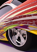 AUT 30 RK1683 05
1956 Custom Chevy Bel Air Detail Rear Tire And Paint Job