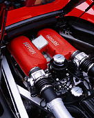 AUT 30 RK1718 09
2002 Ferrari 360 Modena F1 Spyder Red Detail Engine Shot