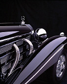 AUT 30 RK1740 12
1937 Mercedes-Benz 540K Special Roadster Black Detail 3/4 Rear Of Front Fender