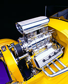 AUT 30 RK1810 06
1927 Ford Roadster Yellow Detail Engine Shot