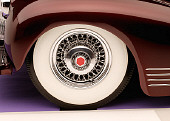 AUT 30 RK1891 01
1941 Packard Kustom Roadster Burgundy Detail Front Tire