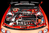 AUT 30 RK1949 01
2001 Acura Integra Orange Tuner Engine Detail