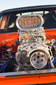 AUT 30 RK2854 01
1968 Dodge Charger Orange Detail Hemi Engine