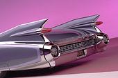 AUT 30 RK3084 01
1959 Cadillac El Dorado Seville Cabriolet Lavender Detail Rear View Studio