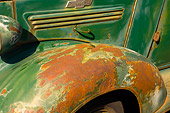AUT 30 RK3384 01
Close Up Of Rust And Faded Paint On Truck