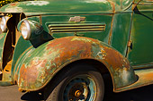 AUT 30 RK3385 01
Close Up Of Rust And Faded Paint On Truck