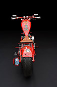 AUT 30 RK3495 02
2006 Binford Indian Larry Tribute Custom Chopper Red Detail Studio
