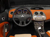AUT 30 RK3607 01
2007 Mitsubishi Eclipse GT Convertible Coupe Red Detail Interior