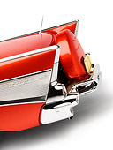 AUT 30 RK4048 01
1957 Chevrolet Bel Air Convertible Red Tailfin Detail Studio