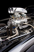 AUT 30 RK4320 01
1971 Chevrolet Camaro Black With Gray Flames Engine Detail Studio