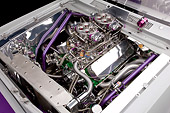AUT 30 RK4338 01
1963 Chevrolet Nova Dragster Gray & Purple Engine Detail Studio