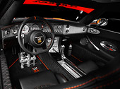 AUT 30 RK4463 01
2009 Spyker C8 Laviolette LM85 Orange And Black Interior Detail Studio