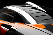 AUT 30 RK4464 01
2009 Spyker C8 Laviolette LM85 Orange And Black Roof Detail Studio