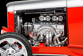 AUT 30 RK4493 01
1932 Ford Highboy Roadster Hot Rod Silver And Red Engine Detail Studio