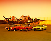 AUT 31 RK0019 07
1970 Dodge Coronet Orange 1965 Corvette Red 1970 Plymouth 'Cuda Green By Airlane