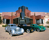 AUT 31 RK0043 01
Group Shot Of 1936 Cord 810 Westchester Sedans In Front Of Museum