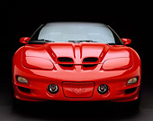 AUT 33 RK0147 05
2000 Pontiac Firebird Trans Am WS6 Convertible Red Head On Shot Studio