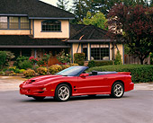AUT 33 RK0150 04
2000 Pontiac Firebird Trans Am WS6 Convertible Red 3/4 Side View By House