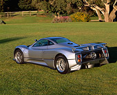 AUT 33 RK0237 02
2000 Zonda C12 S Silver 3/4 Rear View On Grass