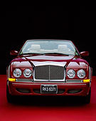 AUT 33 RK0256 06
2000 Bentley Azure Mulliner Symbolic Edition Burgundy Head On Red Floor Studio