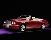 AUT 33 RK0258 06
2000 Bentley Azure Mulliner Symbolic Edition Burgundy Side 3/4 View On Purple Floor Studio