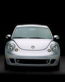 AUT 35 RK0160 02
2002 Volkswagen New Beetle Turbo S Silver Head On Shot Studio