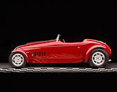 AUT 35 RK0193 05
2002 Torpedo Roadster Custom Red Profile On Checkered Line Studio