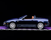 AUT 38 RK0004 01
2003 Maserati Spyder Blue Profile On Purple Floor Checkered Line Studio