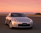 AUT 38 RK0036 04
2003 Nissan 350Z Silver 3/4 Front View On Pavement Filtered