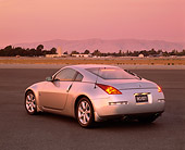 AUT 38 RK0041 04
2003 Nissan 350Z Silver 3/4 Rear View On Pavement Filtered