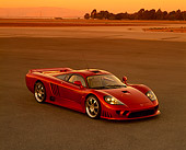 AUT 38 RK0197 03
2003 Saleen S7 Red 3/4 Side View On Pavement Filtered