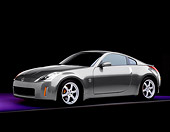 AUT 38 RK1896 01
2003 Nissan 350Z Gray 3/4 Front View Studio
