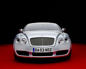 AUT 39 RK0121 13
2004 Bentley Continental GT Silver Head On Shot On Red Floor Studio