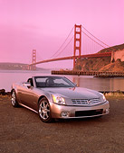 AUT 39 RK0005 06
2004 Cadillac XLR Convertible Shale Metallic Front 3/4 Front By Golden Gate Bridge Filtered