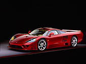 AUT 39 RK0073 08
2004 Saleen S7 Red 3/4 Front View On Gray And Red Line Studio