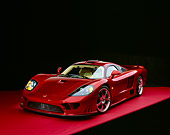 AUT 39 RK0079 02
2004 Saleen S7 Red 3/4 Front View On Red Floor Studio
