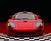 AUT 39 RK0082 06
2004 Saleen S7 Red Head On Shot On Red And Checkered Floor Studio