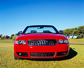AUT 39 RK0261 02
2004 Audi S4 Cabriolet quattro Red Head On View On Grass Blue Sky