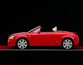 AUT 39 RK0275 01
2004 Audi TT Roadster quattro Red Profile View Studio