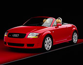 AUT 39 RK0276 05
2004 Audi TT Roadster quattro Red 3/4 Front View Studio