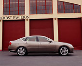 AUT 40 RK0049 02
2005 Infiniti M45 Profile Side View On Pavement By Garage Doors