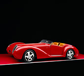 AUT 40 RK0084 01
2005 Apollo Monza Spyder Red 3/4 Front View On Red Floor Gray Line Studio